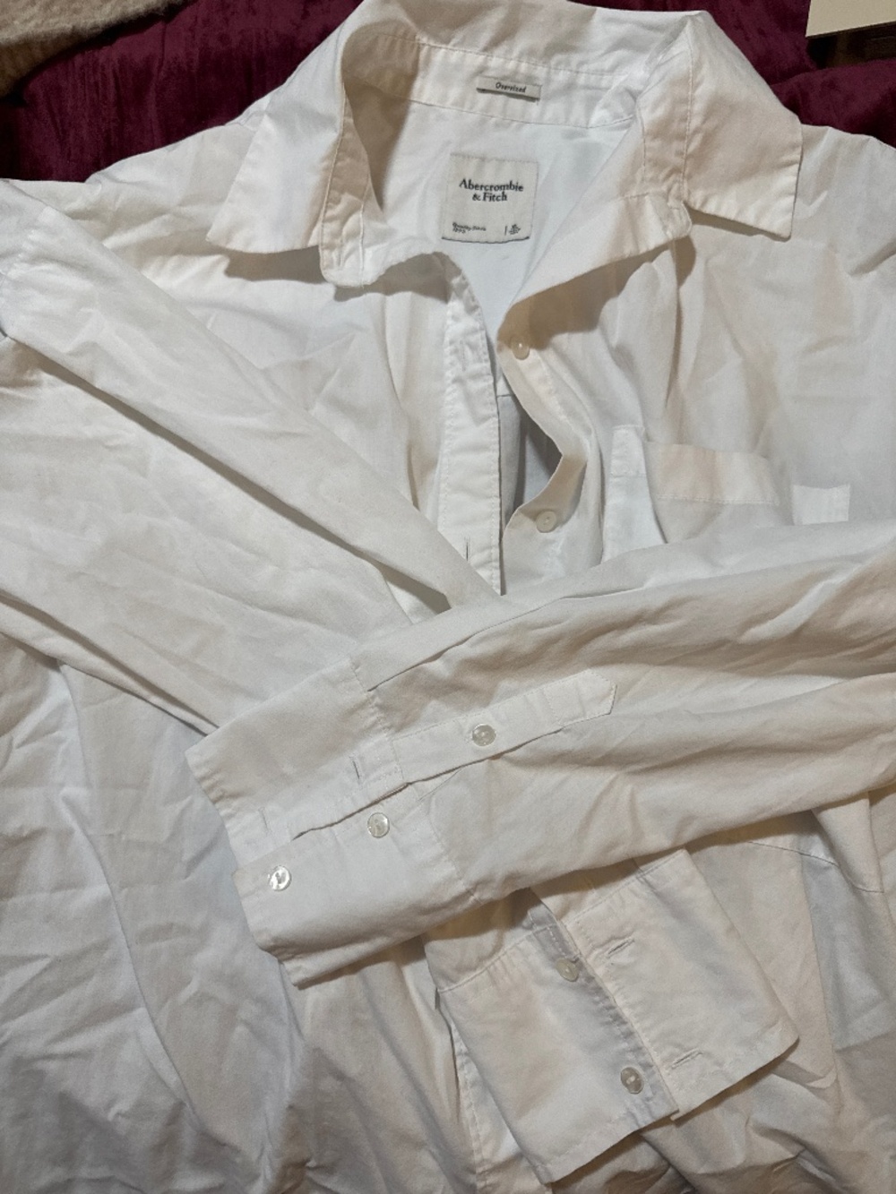 Abercrombie and Fitch oversized polo shirt size extra large